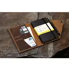 Состаренный Органайзер из натуральной кожи для ежедневника moleskine, классический блокнот, тетрадь, журнал, карман 3,5 дюйма x 5,5 дюйма