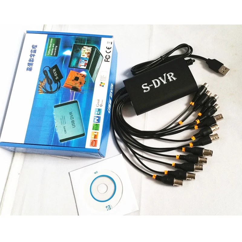 8 канальная камера видеонаблюдения USB DVR карта для ноутбука КАРТА видеосъемки