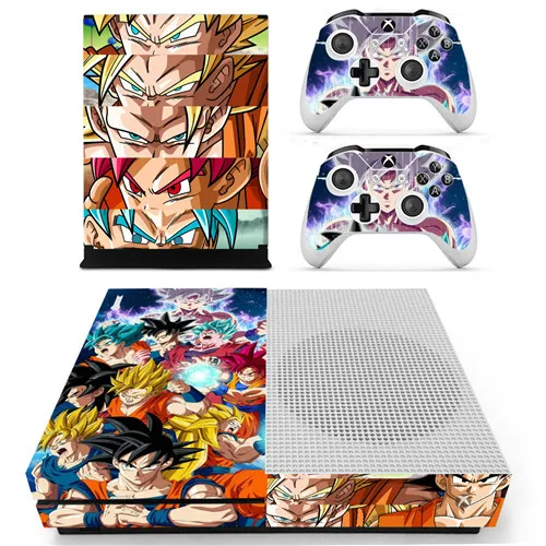 YS-xboxoneS-2139 Dragon Ball Z Super Son Goku наклейка на кожу для Xbox One S консоль и контроллеры для Xbox One тонкая кожа стикер s винил - Цвет: YS-xboxoneS-2139