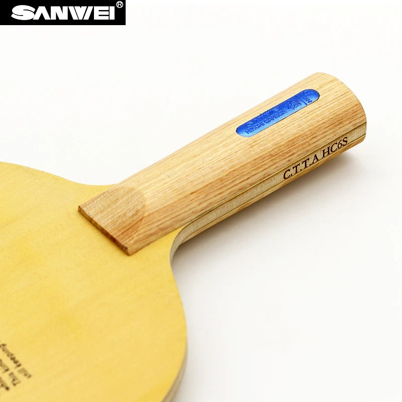 SANWEI HC6S Hinoki Carbon Table Tennis Blade/ ping pong blade/ table tennis bat | Спорт и развлечения