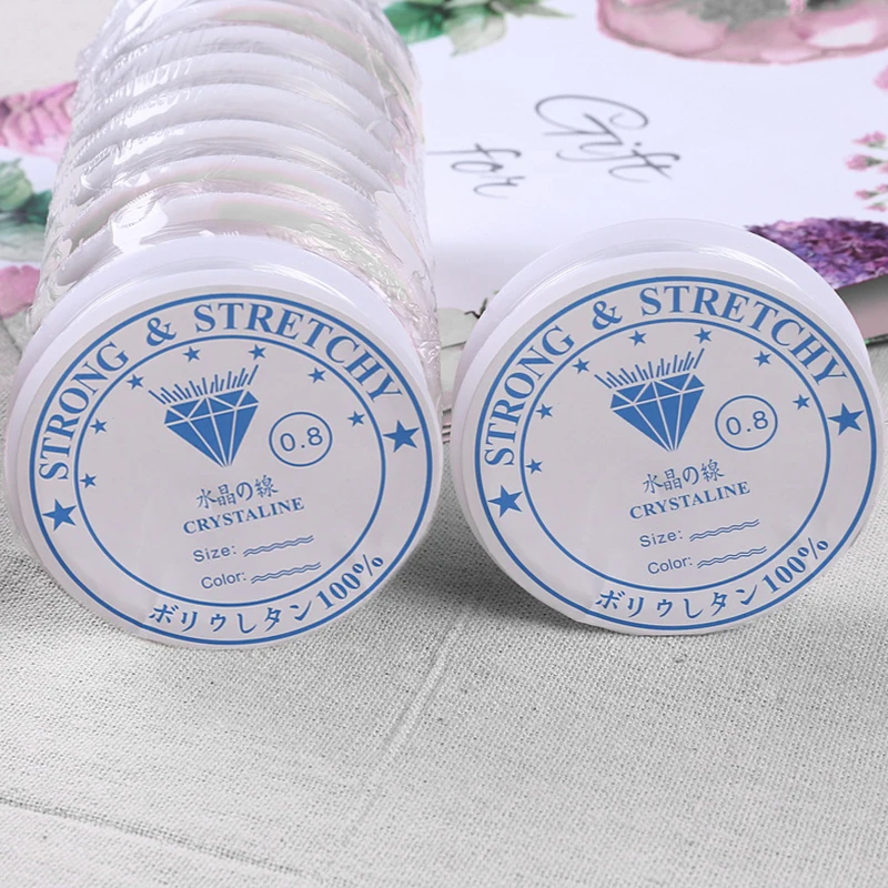 От 24 мес. до сильный Со стразами С бисером эластичный бисер строка шнур резьба