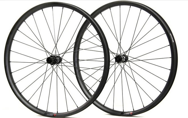 Hookless 29er 650b углеродного волокна горный велосипед колеса ширина 40 мм бескамерные mtb
