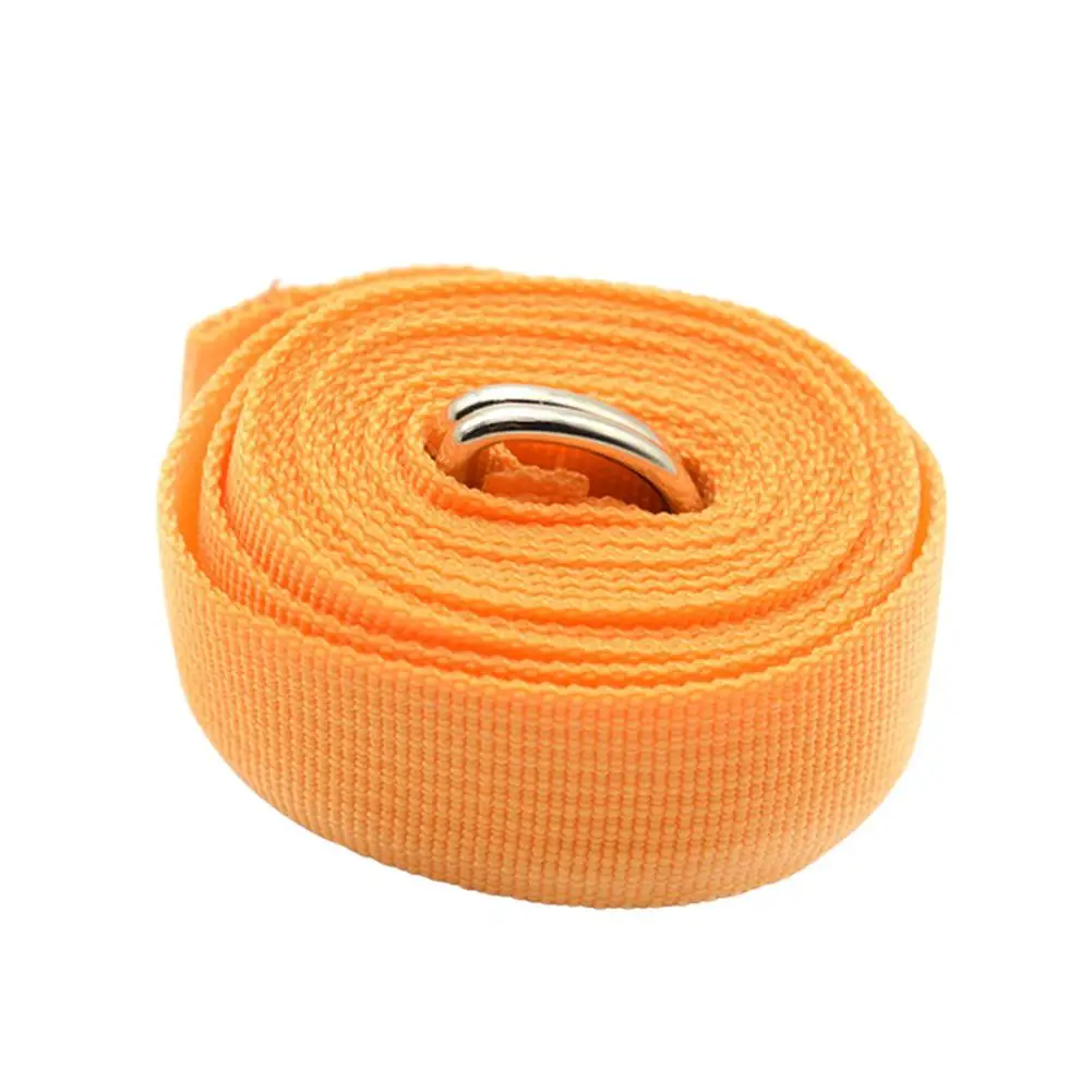 Спортивный эластичный ремень для йоги с d образным кольцом регулируемый пояс