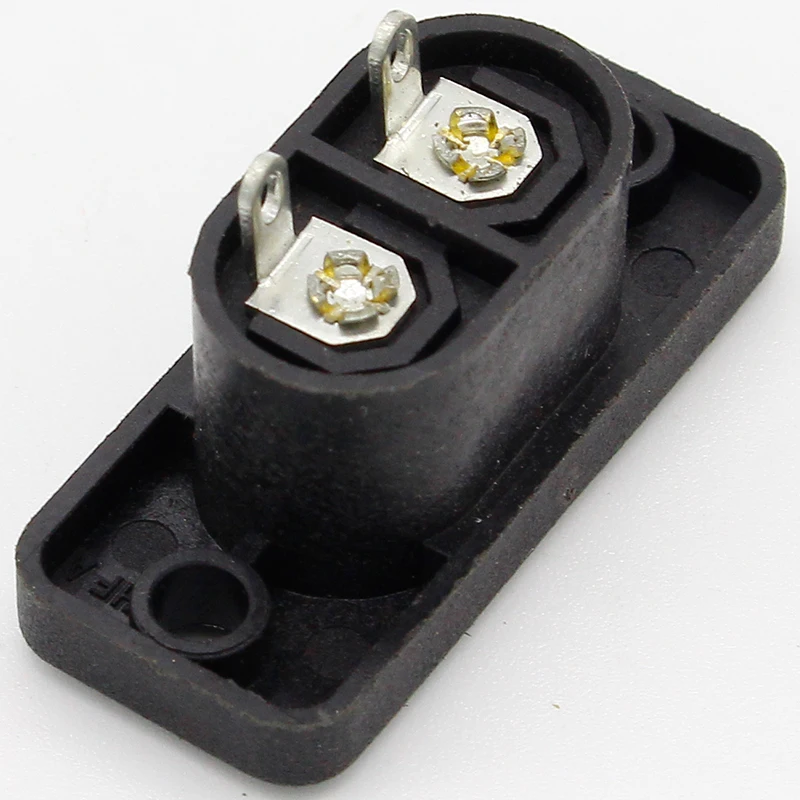 Новый Лидер продаж AC250V 2.5A 5 шт. 2Pin IEC 320 C8 гнездо входа с винтовым креплением|socket