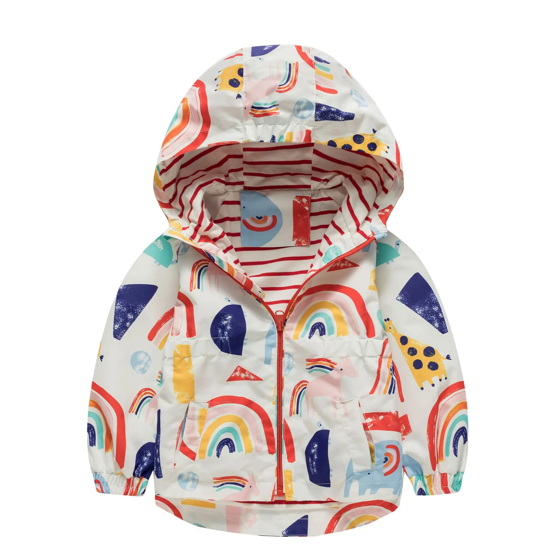 

Демисезонная ветрозащитная водонепроницаемая куртка для мальчиков и девочек, двухслойная куртка, верхняя одежда для детей, 2019