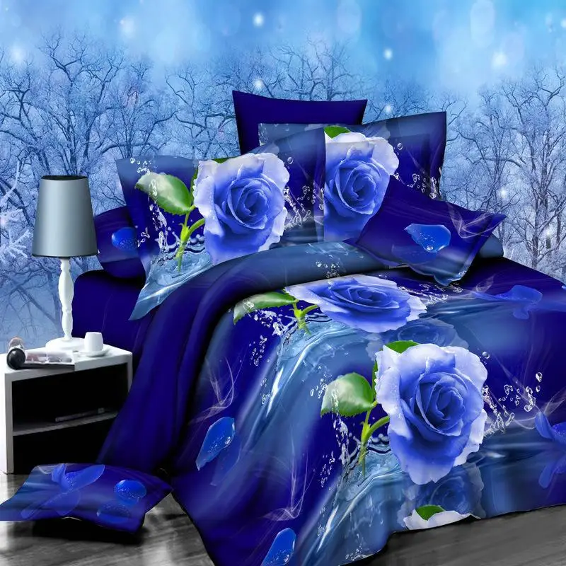 

Hot! Reactive printed bed set Figure 3D animal bedding linen cotton Queen Twin / bed linen quilt pillowcase rise