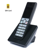 cordless phone gsm 85090018001900ghz sim card wireless telephone with sms backlight colorful screen fixed telephone for home
