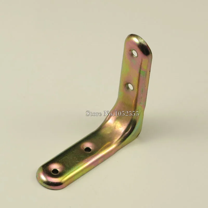 

20PCS 23*80mm Iron L Shape Furniture Corner Brackets Shelf Support Right Angle Connector Mounting Bracket Protector K237
