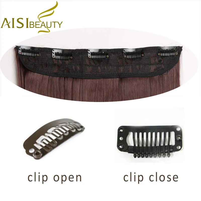 AISI BEAUTY, синтетические волнистые волосы для наращивания, 24 дюйма, 120 г, 5 клипов, цельные, блонд, коричневый, накладные волосы для женщин