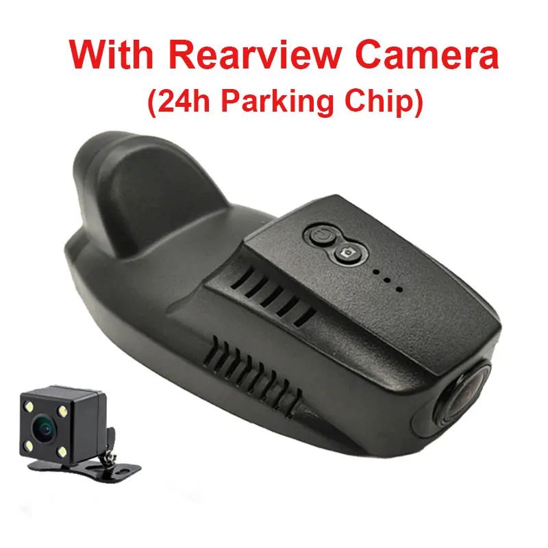With Rear And 24H Kampacar Novatek 96658 автомобильный Wifi DVR видеорегистратор HD рекордер для Ford Escape Kuga общая модель низкая настройка до Автомобильные видеорегистраторы - Название цвета: With Rear And 24H