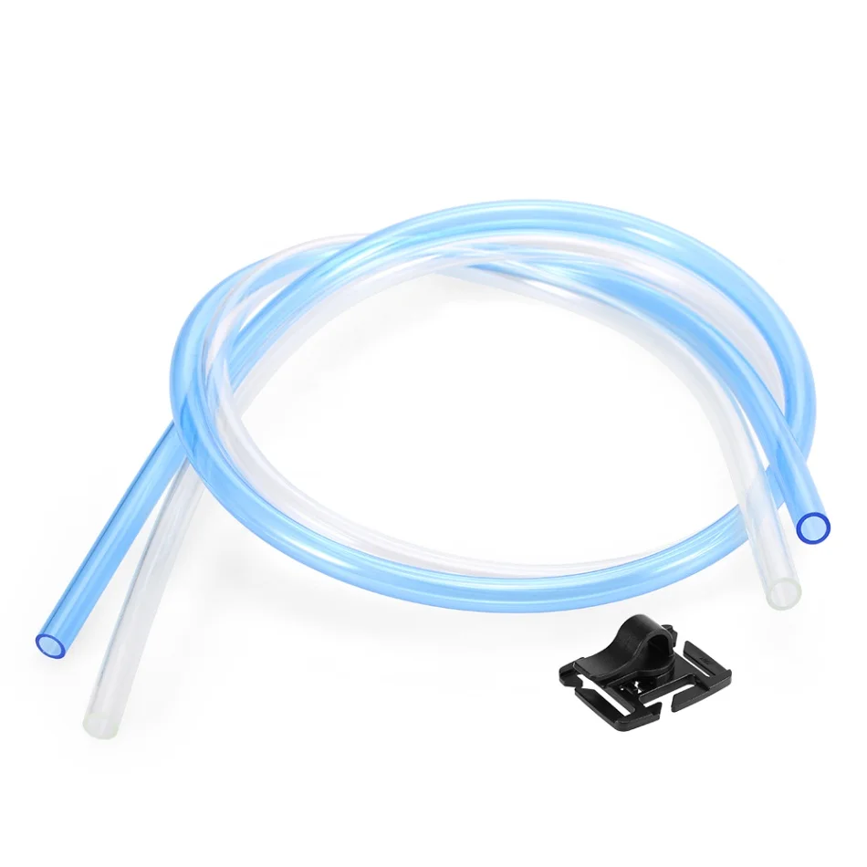 Синий 2 шт. гидратационная трубка для мочевого пузыря, сумка для воды на открытом воздухе, мягкая фляга для питья, шланг для гидратации, для велоспорта, походов, путешествий, водонепроницаемая трубка - Цвет: Синий