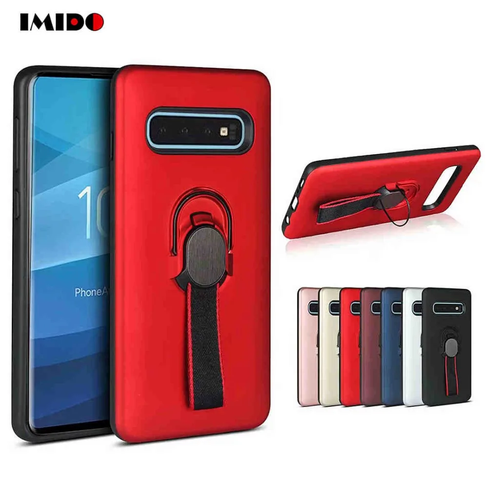 Автомобильный держатель кольцевой кронштейн чехол для samsung Galaxy Note 9 8 S10 S9 S8 Plus S7 Edge