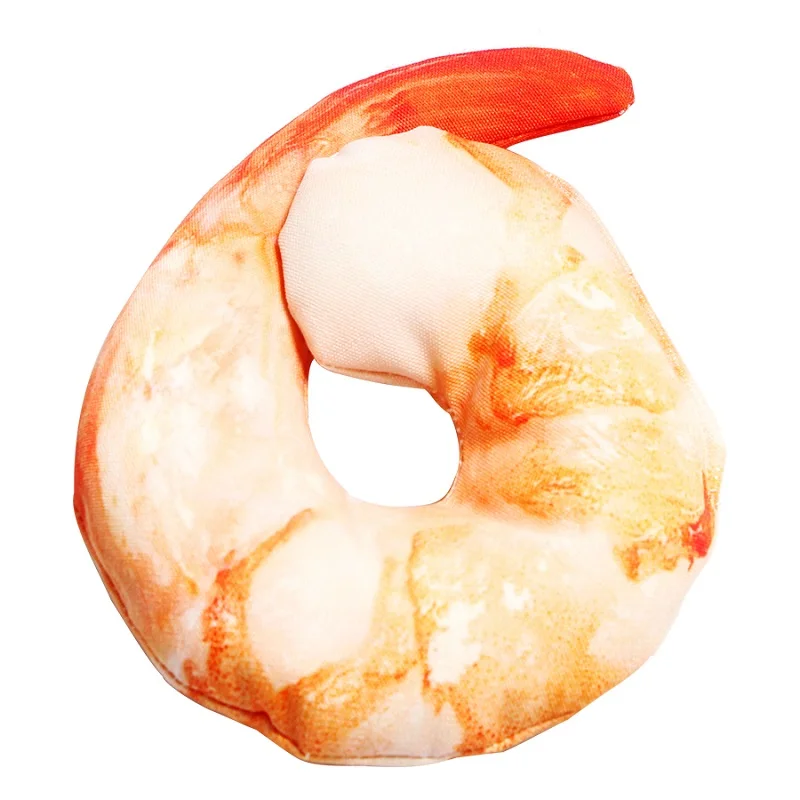 Shrimp Собачьи писклявые игрушки, прочный холст, имитация говядины, курицы, колбасы, игрушки для щенков, собака, звуковая игрушка для домашних питомцев, товары для собак, кошек, домашних животных - Цвет: Shrimp