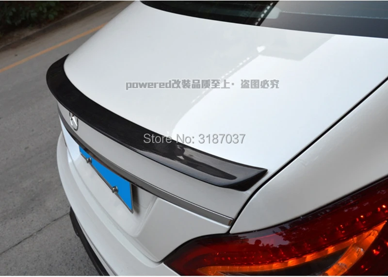Для Mercedes CLS спойлер Cls класс W218 2012- углеродное волокно задний спойлер на крыло, крышу багажника губы крышка багажника автомобиля Стайлинг