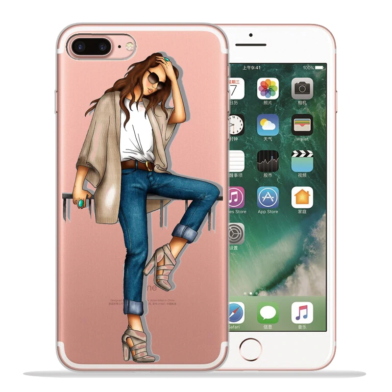 Для iphone 8 2019 Новое поступление Модный чехол для девушки Iphone 7 X XS Max XR 6 Plus 5S SE