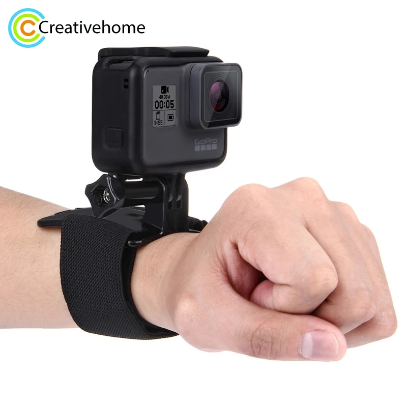 Регулируемый ремешок PULUZ для запястья gopro на руку наручный винтовое крепление
