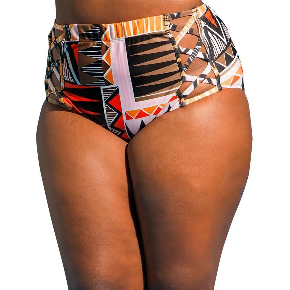 Женский сексуальный купальник бикини с оборками пуш ап большие размеры 4XL 5XL