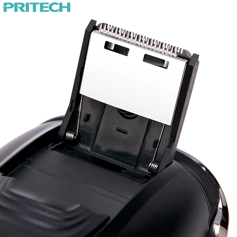 Pritech Новый моющиеся Перезаряжаемые электробритва Triple Blade Электрические бритья