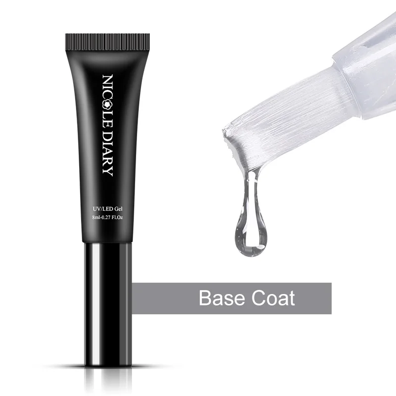 base coat NICOLE DIARY 5D кошачьи глаза Гель-лак для ногтей 5 мл Магнитный замачивающийся УФ-гель звездное небо нефритовый эффект Гель-лак для маникюра ногтей - Цвет: base coat