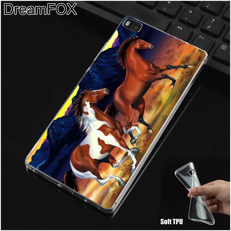 DREAMFOX M337 Мягкий силиконовый чехол из ТПУ для huawei P8 P9 P10 Lite Plus 2017 Honor 8 Pro 9 6X |