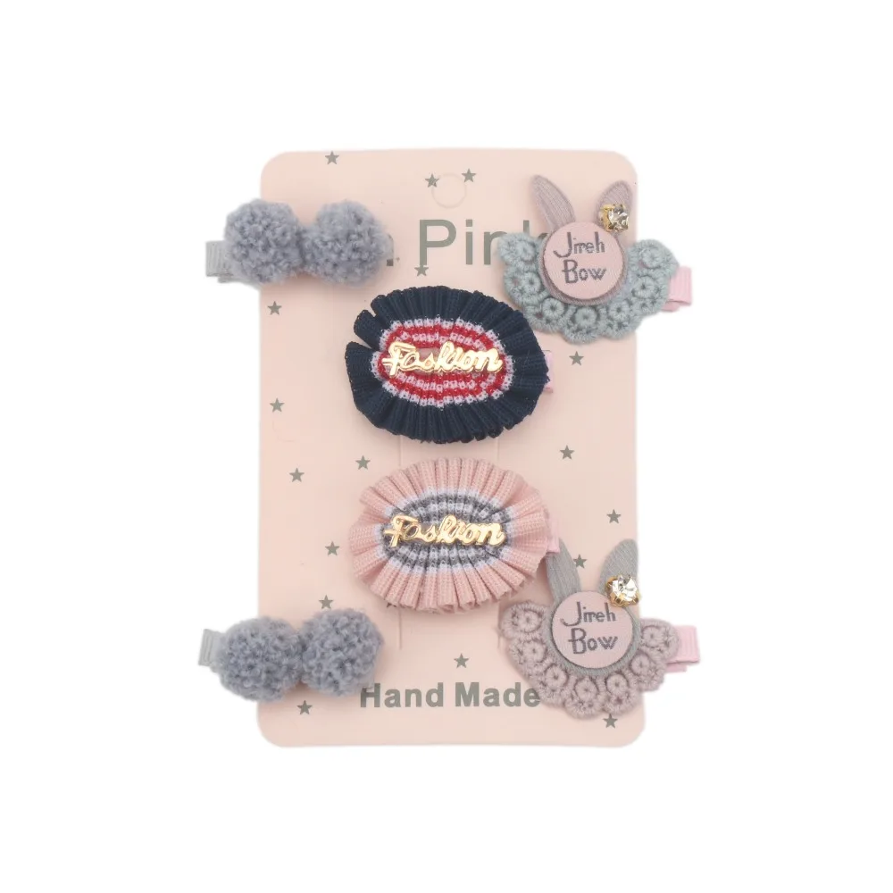 6 шт./компл. Симпатичные заколки для собак маленьких ручной работы бантики с