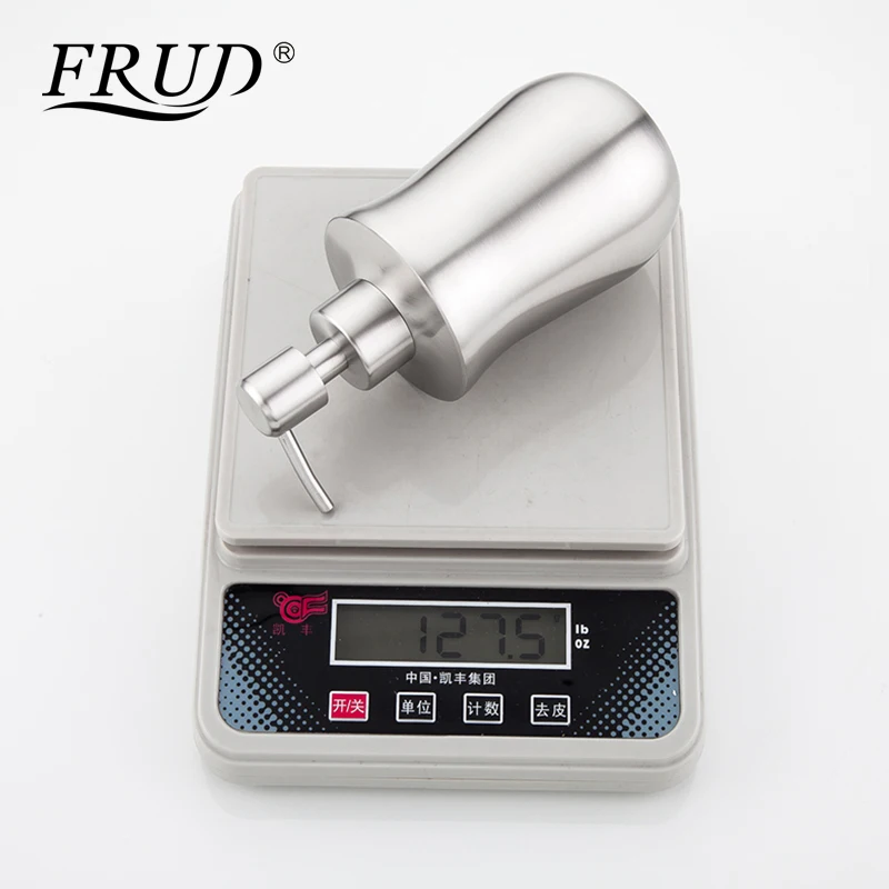 Бутылка жидкого мыла Frud из нержавеющей стали матовый диспенсер zeep аксессуары для