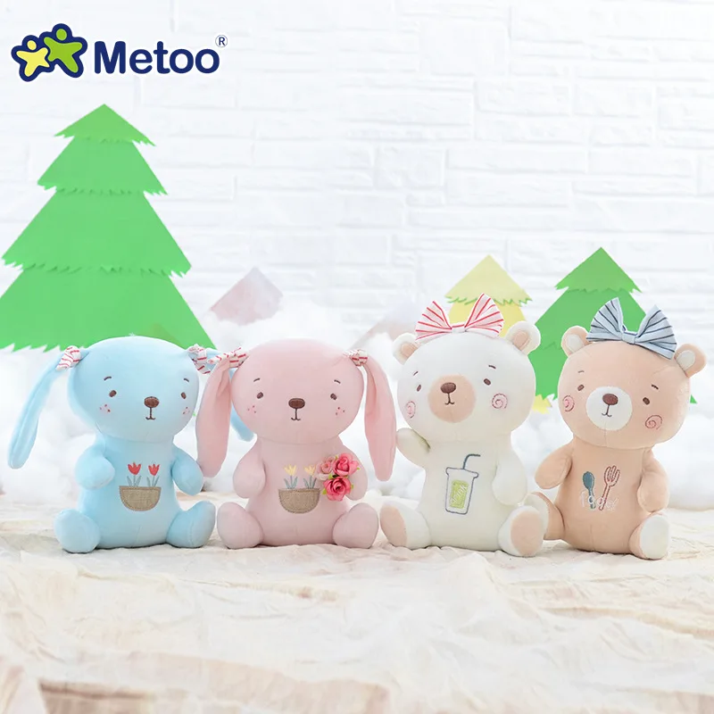 Плюшевые милые игрушки кролики для маленьких девочек 21 см детские медвежонки