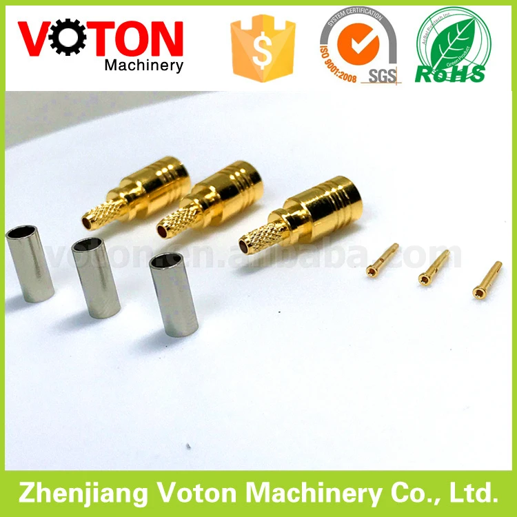 Бесплатная доставка 10 шт. Женский пайки обжимной rf коаксиальный SMB разъем для RG174