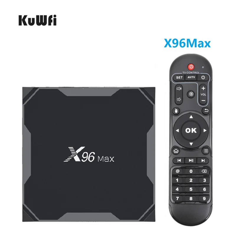 Android X96Max Smart 4K 8 1 ТВ-приставка S905X2 LPDDR4 четырехъядерный 2 4 ГГц и 5 Гб 32 64 Wifi BT 1000 м