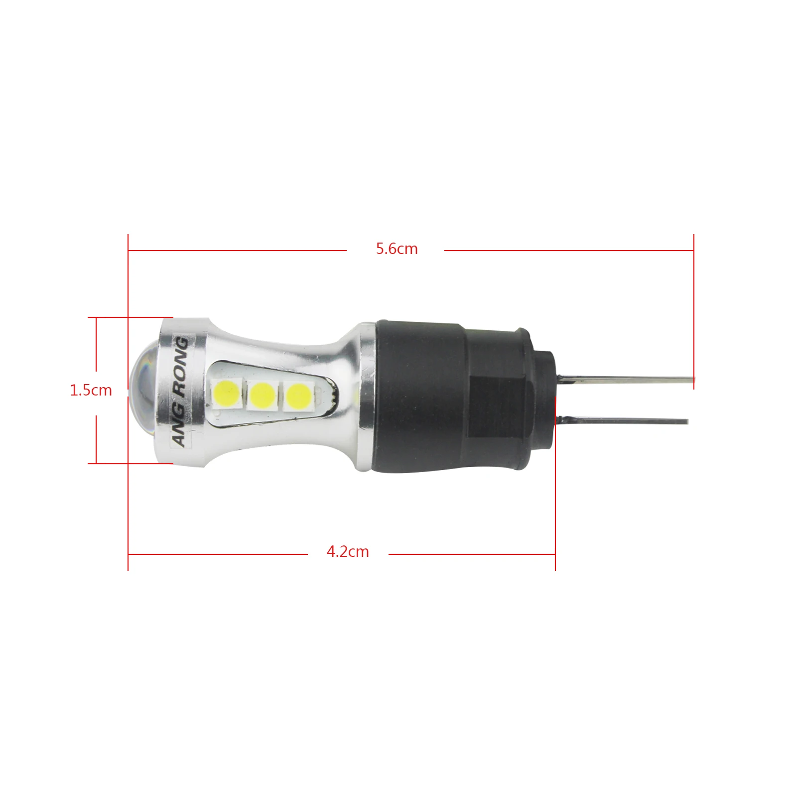 Angrong 2x HP24W HPY24W G4 18 SMD СВЕТОДИОДНЫЙ бортовой светильник дневного светильник лампы для peugeot 3008 5008 цитрона C5 белый 6000K