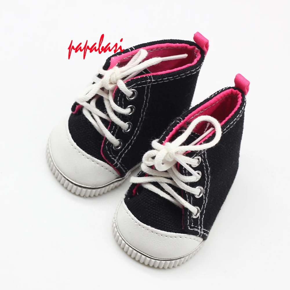 7cm Fabric Canvas Doll Boots For 18cm 18 inch dolls Casual Dolls Sneakers Gym Shoes for Russian Toy Accessor | Игрушки и хобби