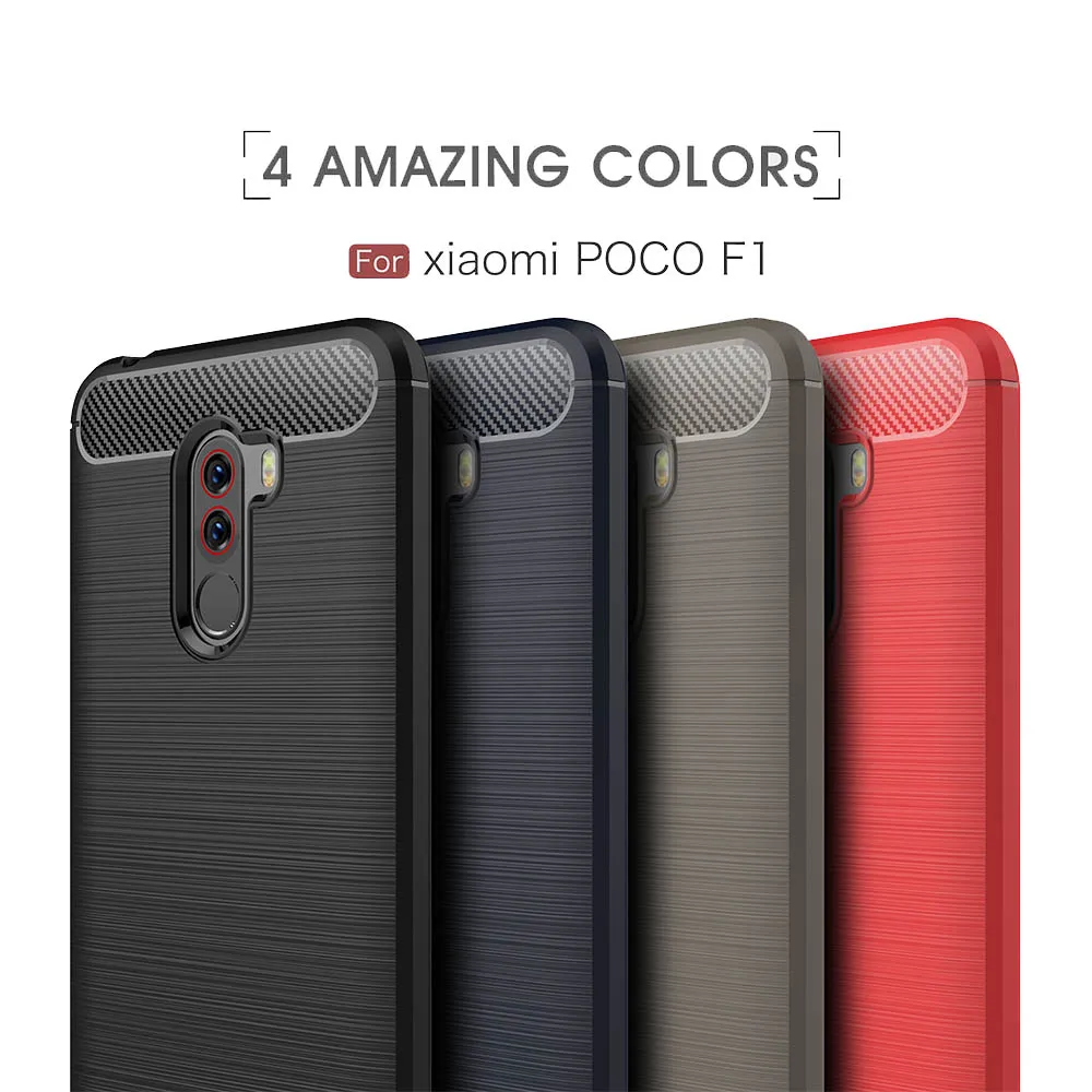 Forubest Xiaomi Pocophone F1 кейс Мягкий ТПУ силиконовый Роскошные Обложка для Поко чехол