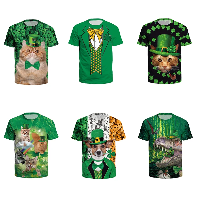 2019 г. стильная футболка St.Patrick'sDay для женщин и мужчин новые модные футболки с 3d