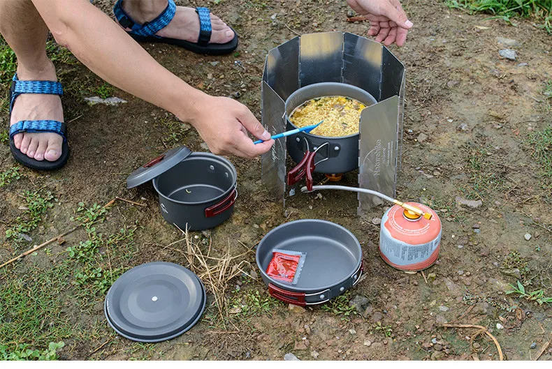 Naturehike 8 тарелок походная плита ветровое стекло Складная газовая плита s Обтекатели ветра походная плита газовая плита ветрозащитное оборудование