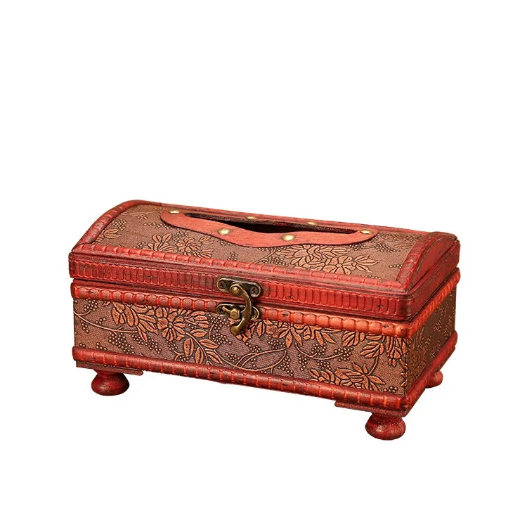 Fashion Style Bamboo Square Tissue Box Creative Seat Type Roll Storage Paper Canister Eco-Friendly Wood Table Decor | Дом и сад