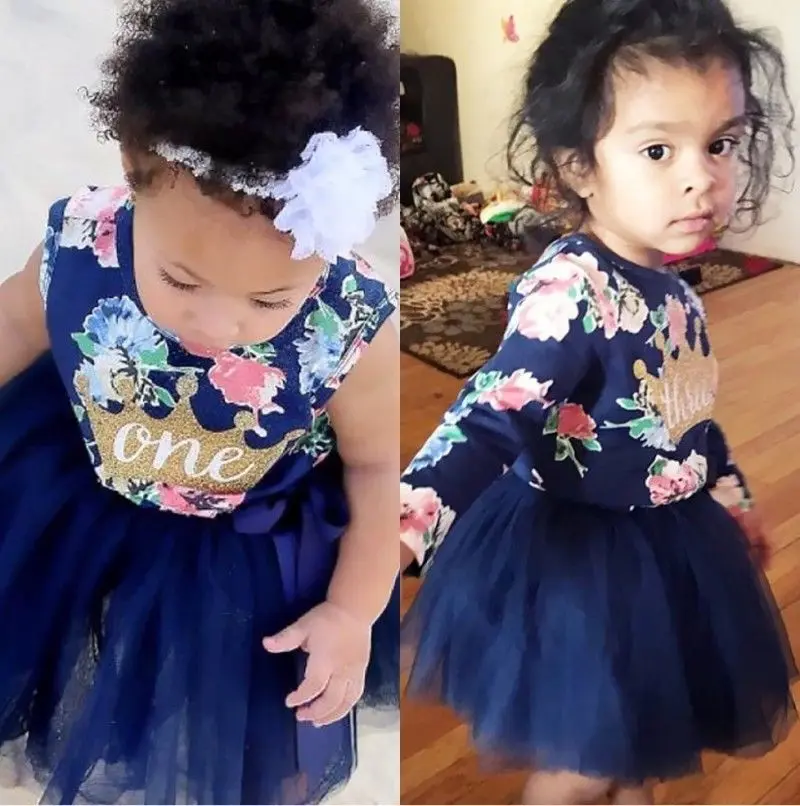 Платье пачка для детей летнее платье из тюля с бантом и цветочным принтом без