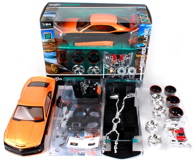 Новинка Maisto 1:24 2010 CHEVROLET CAMARO SS RS Сборка DIY литая под давлением модель автомобиля набор игрушек детские подарки Новинка в коробке
