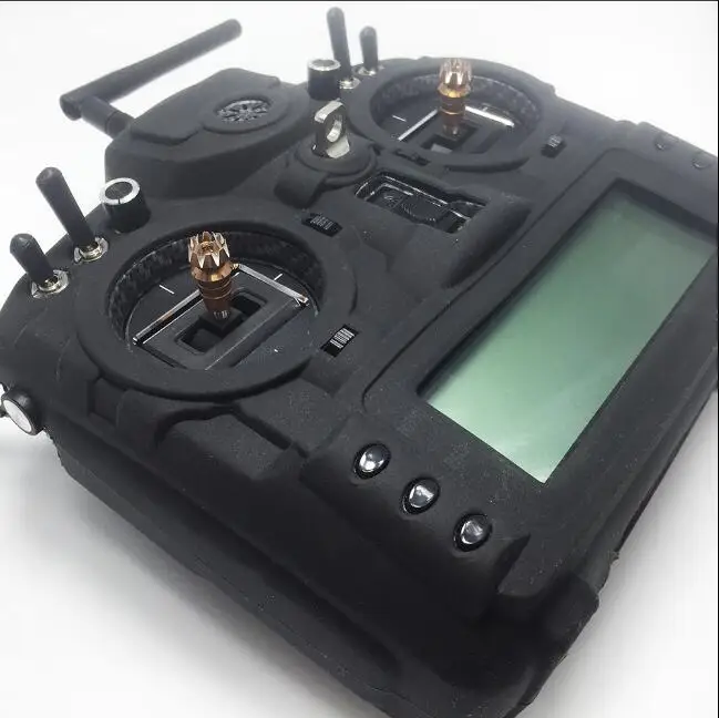 Черный/прозрачный силиконовый защитный чехол для FrSky Taranis X9D Plus и PLUS SE передатчик