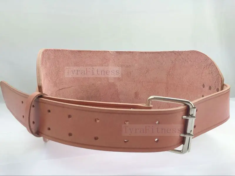 Ремень из натуральной кожи для поднятия тяжестей пояс поддержки спины