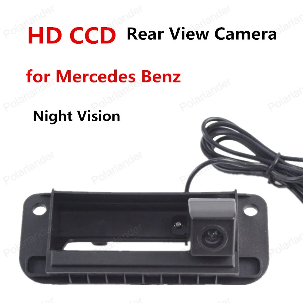 

wireless HD CCD Car Rear View Camera Trunk handle Reverse Camera For M-ercedes Benz RCA NTST