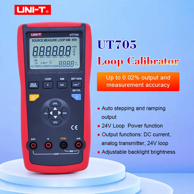 UNI T UT705 ручной однофункциональный циклический калибровщик постоянного