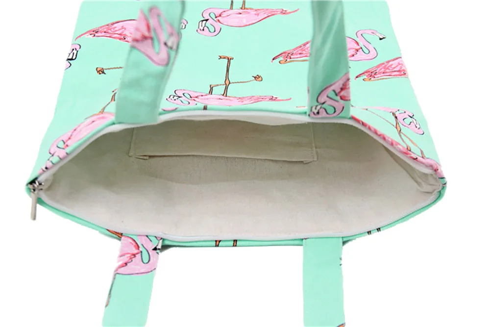 Новая модная Популярная женская сумка через плечо с рисунком фламинго для