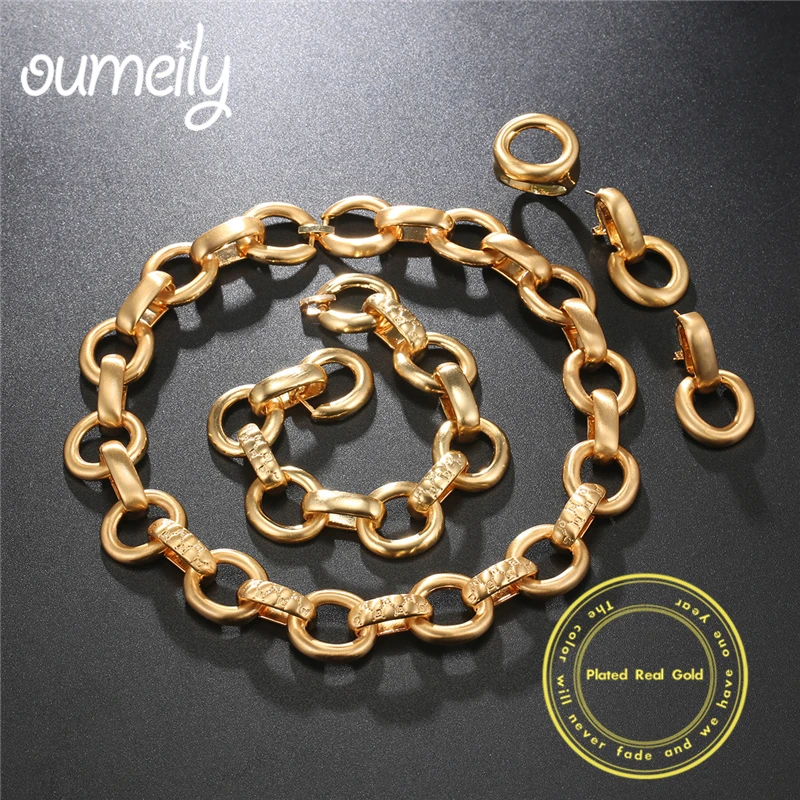 OUMEILY модные комплекты ювелирных изделий Африканский бисер комплект для женщин