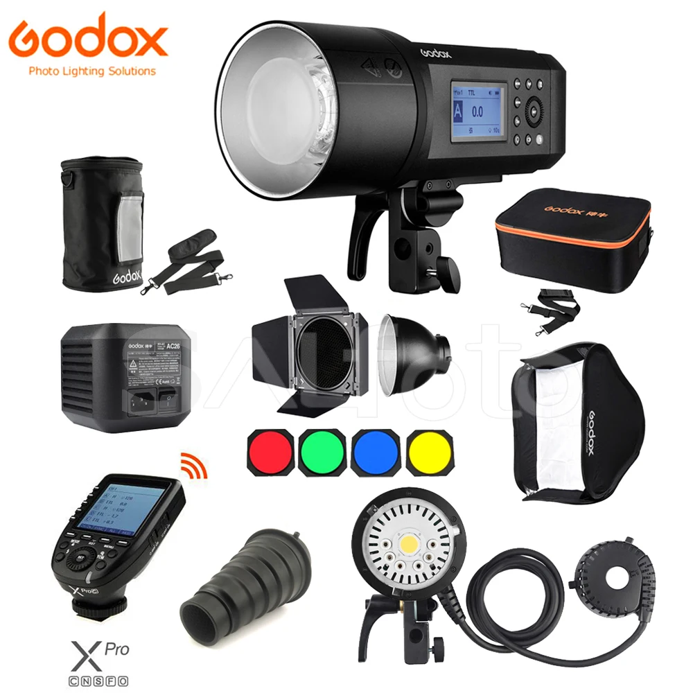 Godox Witstro AD600Pro TTL Внешняя вспышка литий ионная батарея HSS 2 4G триггер H600P