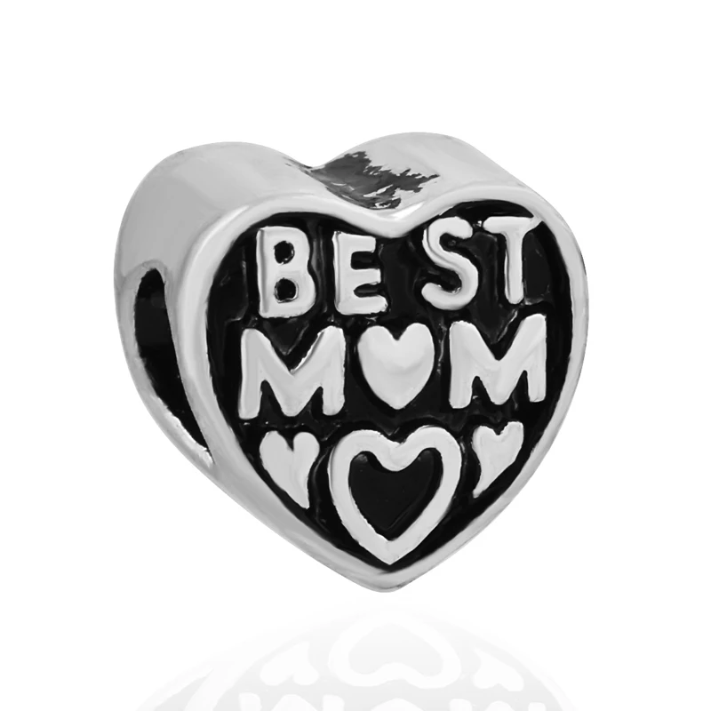 Бесплатная доставка рождественский подарок 1 шт. Лучший Шарм для мамы бисер