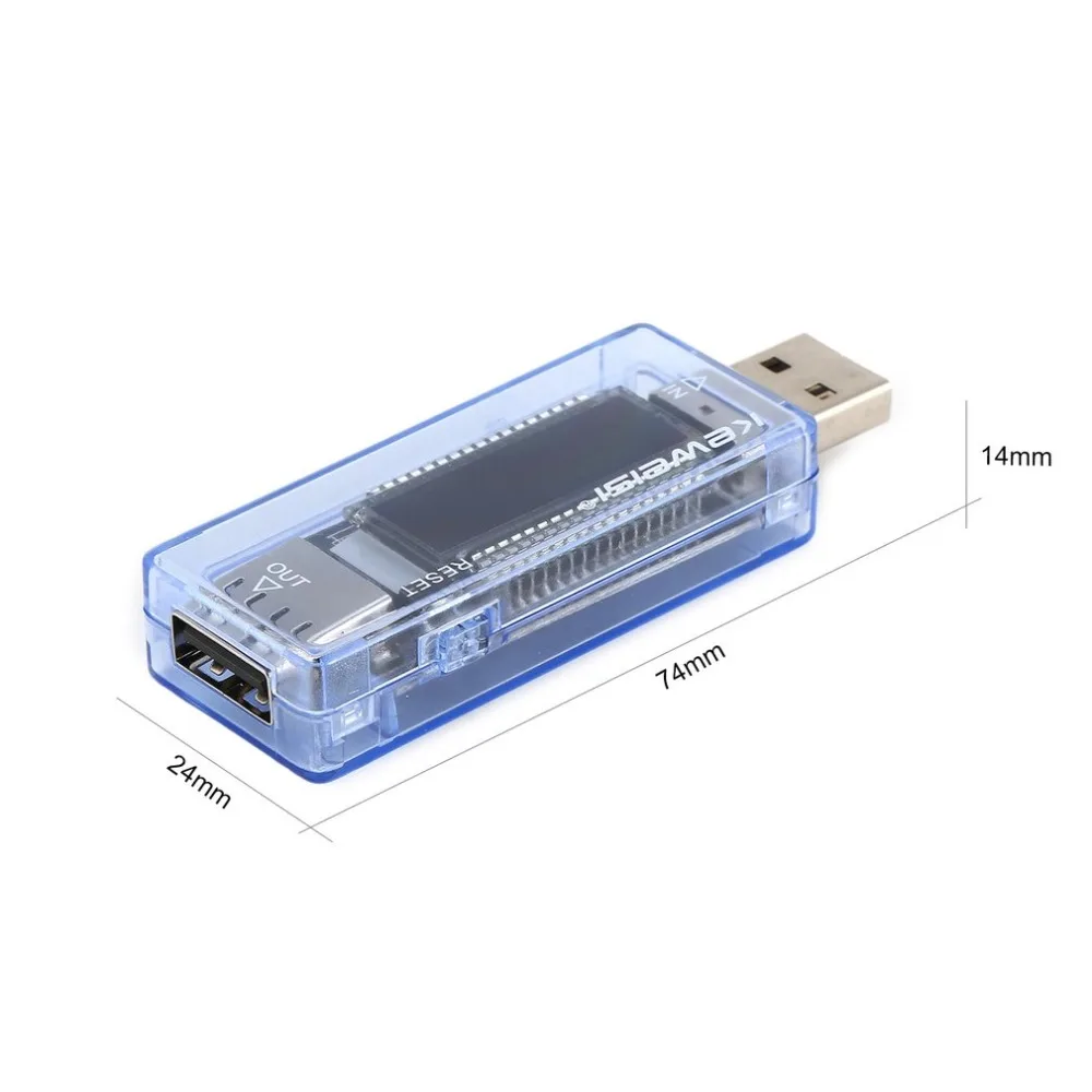 USB тестер напряжения вольтметр измеритель тока зарядное устройство емкости