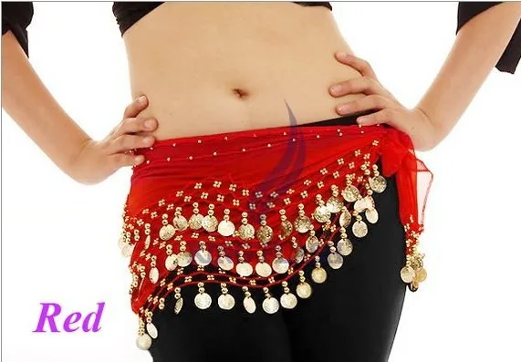 Женский шифоновый ремень для танца живота 100 шт. |