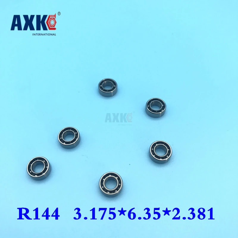 AXK 10 шт. ABEC5 миниатюрные подшипники R144 открытый размер 3 175*6 35*2 381 мм