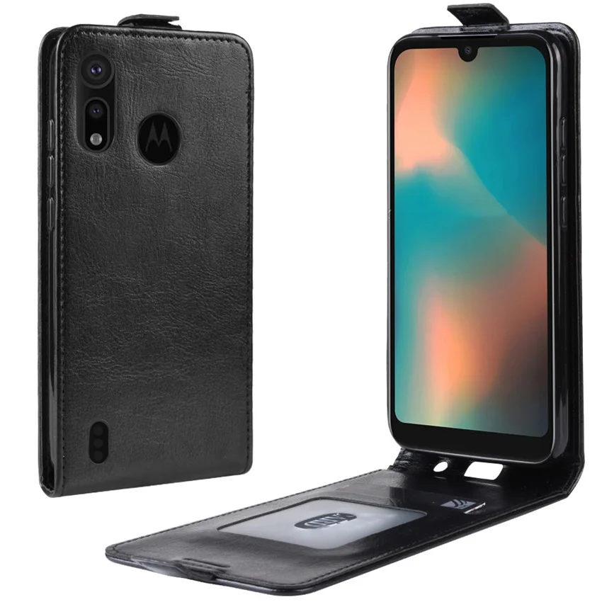 Флип-чехол для Motorola moto P40 Play кожаный чехол высококачественный Вертикальный с