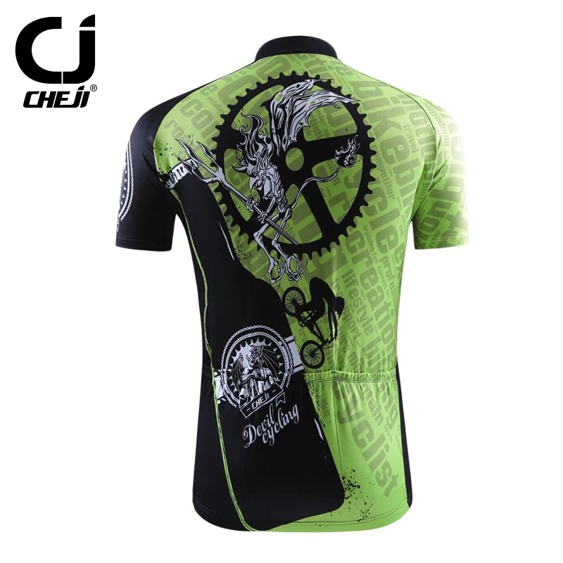 Аутентичные CHEJI мужская велоспорт-джерси 2016 передач с коротким рукавом велосипед